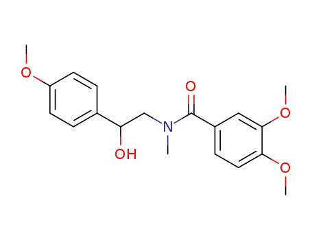 N-[2-Hydroxy-2-(4-methoxy-phenyl)-ethyl]-3,4-dimethoxy-N-methyl-benzamide
