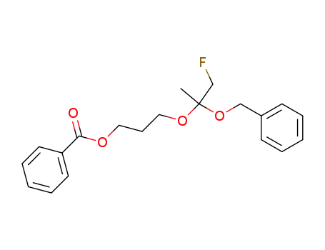 1-Propanol, 3-[2-fluoro-1-methyl-1-(phenylmethoxy)ethoxy]-, benzoate