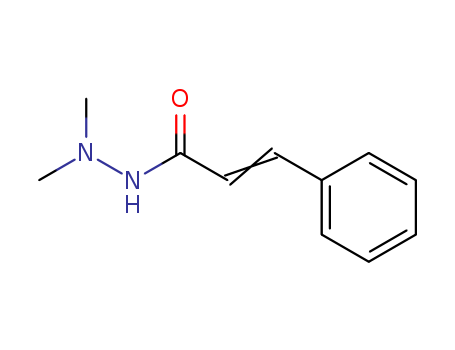 Molecular Structure of 1014-89-7 (2-Propenoic acid,3-phenyl-, 2,2-dimethylhydrazide)