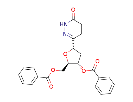 3-(3,5-di-O-benzoyl-2-deoxy-α-D-erythro-pentofuranosyl)-4,5-dihydropyridazin-6(1H)-one