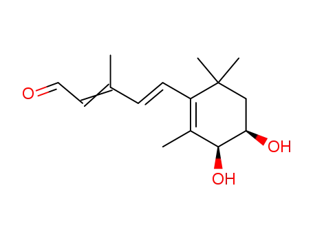 (2E,4E)-5-((3S,4R)-3,4-Dihydroxy-2,6,6-trimethyl-cyclohex-1-enyl)-3-methyl-penta-2,4-dienal