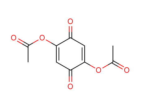 Molecular Structure of 16523-32-3 (2,5-Cyclohexadiene-1,4-dione, 2,5-bis(acetyloxy)-)