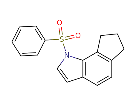 1-phenylsulfonyl-1,6,7,8-tetrahydrocyclopenta<g>indole