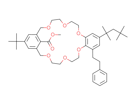 26-tert-Butyl-11-phenethyl-13-(1,1,3,3-tetramethyl-butyl)-3,6,9,16,19,22-hexaoxa-tricyclo[22.3.1.0<sup>10,15</sup>]octacosa-1<sup>(27)</sup>,10<sup>(15)</sup>,11,13,24<sup>(28)</sup>,25-hexaene-28-carboxylic acid methyl ester