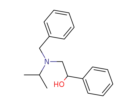 Molecular Structure of 87040-39-9 ((+/-)-benzylisopropyl(α-hydroxyphenethyl)amine)