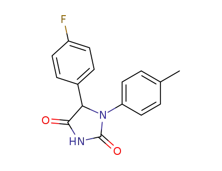 5-(4-Fluoro-phenyl)-1-p-tolyl-imidazolidine-2,4-dione