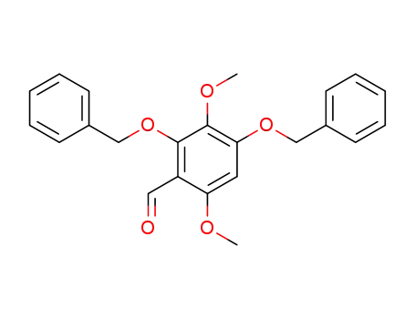 Benzaldehyde, 3,6-dimethoxy-2,4-bis(phenylmethoxy)-