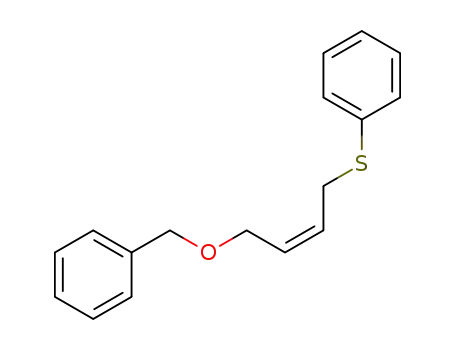 Benzene, [[4-(phenylmethoxy)-2-butenyl]thio]-, (Z)-