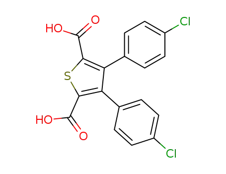2,5-Thiophenedicarboxylic acid, 3,4-bis(4-chlorophenyl)-