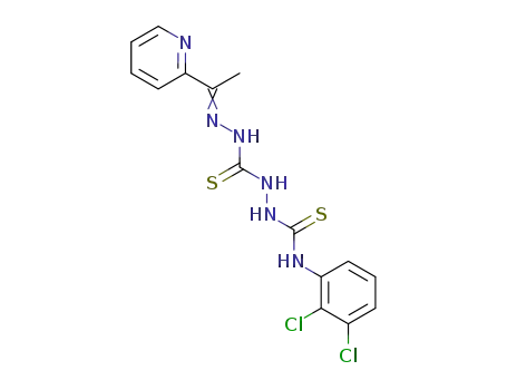 Carbonothioic dihydrazide, N''-(((2,3-dichlorophenyl)amino)thioxomethyl)-N'''-((1E)-1-(2-pyridinyl)ethylidene)-