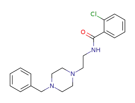 Benzamide, 2-chloro-N-[2-[4-(phenylmethyl)-1-piperazinyl]ethyl]-
