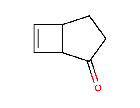 Molecular Structure of 1072-77-1 (Bicyclo[3.2.0]hept-6-en-2-one)