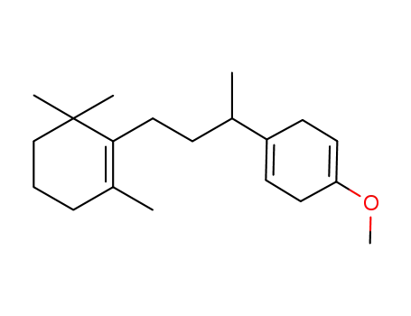 1-methoxy-4-<1-methyl-3-(2,6,6-trimethyl-1-cyclohexen-1-yl)-propyl>-1,4-cyclohexadiene