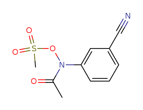 Acetamide, N-(3-cyanophenyl)-N-[(methylsulfonyl)oxy]-
