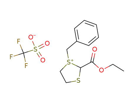 1-Benzyl-2-(carboethoxy)-1,3-dithiolanium triflate