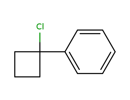 Molecular Structure of 29510-33-6 (Benzene, (1-chlorocyclobutyl)-)