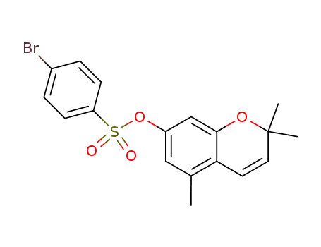 4-Bromo-benzenesulfonic acid 2,2,5-trimethyl-2H-chromen-7-yl ester