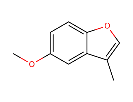 Molecular Structure of 7182-30-1 (5-Methoxy-3-Methylbenzofuran)