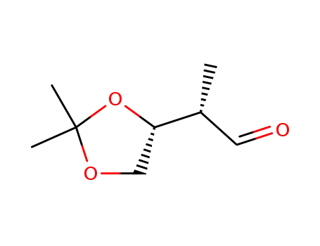 <R-(R<sup>*</sup>S<sup>*</sup>)>-α,2,2-trimethyl-1,3-dioxolane-4-acetaldehyde