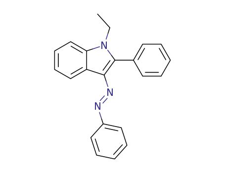 1-ethyl-2-phenyl-3-phenylazo-indole