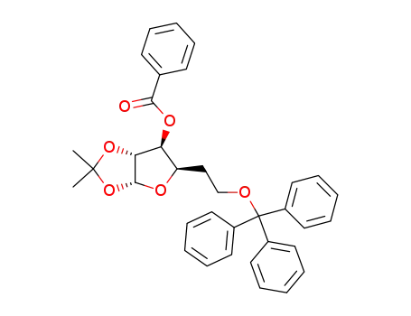 3-O-benzoyl-5-deoxy-1,2-O-isopropylidene-6-O-trityl-α-D-xylo-hexofuranose
