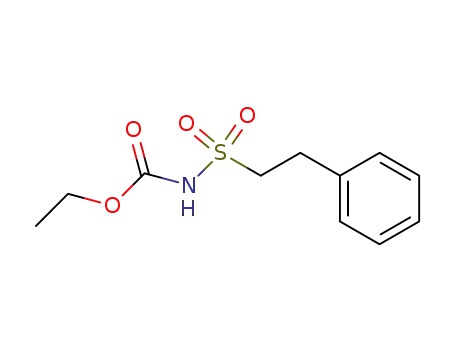 Molecular Structure of 143769-71-5 (Carbamic acid, [(2-phenylethyl)sulfonyl]-, ethyl ester)
