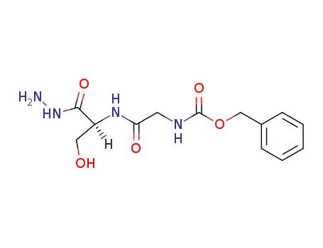 Molecular Structure of 19526-00-2 ((N-(Benzyloxycarbonyl)glycyl)-l-serine hydrazide)