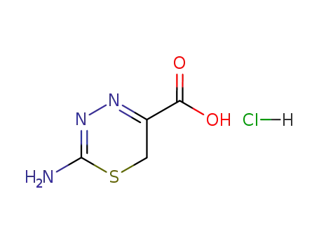 2-amino-6H-1,3,4-thiadiazine-5-carboxylic acid hydrochloride