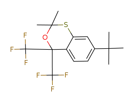 6-tert-butyl-2,2-dimethyl-4,4-bis(trifluoromethyl)-4H-3,1-benzoxathiine