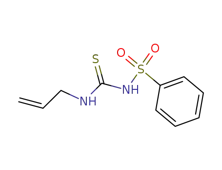 Molecular Structure of 74051-53-9 (1-Allyl-3-(phenylsulfonyl)thiourea)