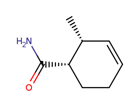 (+/-)-<i>cis</i>-2-methyl-cyclohexene-<sup>(3)</sup>-carboxylic acid-<sup>(1)</sup>-amide