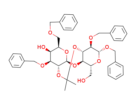 benzyl 2,3',6'-tri-O-benzyl-3,2'-O-isopropylidene-β-lactoside