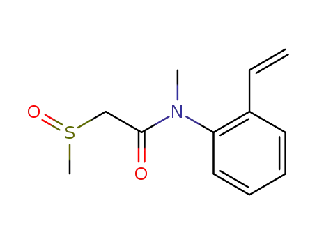 N-(o-ethenylphenyl)-N-methyl-2-(methylsulfinyl)acetamide