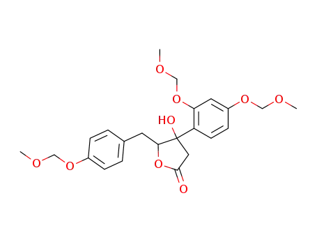 3-<2,4-bis(methoxymethoxy)phenyl>-4-(4-methoxymethoxybenzyl)dihydro-tetronic acid