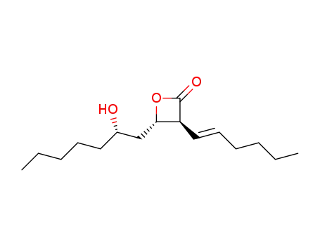 <3S(E),4S(S)>-3-hex-1-enyl-4-(2-hydroxyheptyl)-2-oxetanone