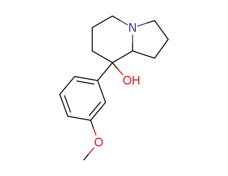 8-Indolizinol, octahydro-8-(3-methoxyphenyl)-, trans-