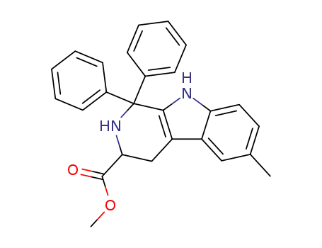 1,1-diphenyl-3-carbomethoxy-6-methyl-1,2,3,4-tetrahydro-β-carboline