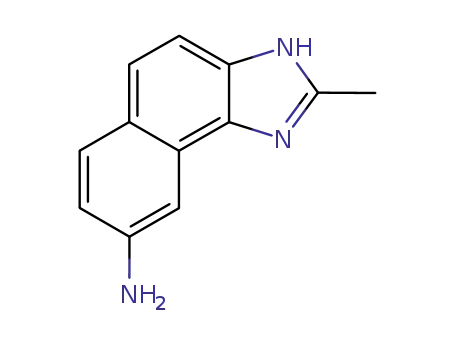 Molecular Structure of 169307-78-2 (1H-Naphth[1,2-d]imidazol-8-amine,2-methyl-(9CI))