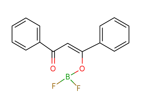 Molecular Structure of 397-85-3 ((1Z)-3-oxo-1,3-diphenylprop-1-en-1-yl difluoroborate)
