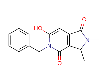 5-benzyl-6-hydroxyl-2,3-dimethyl-1,4-dioxo-2,3,4,5-tetrahydro-1H-pyrrolo<3,4-c>pyridine