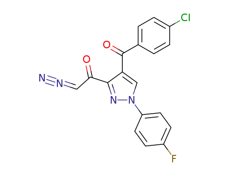 4-(4-Chlorbenzoyl)-3-diazoacetyl-1-(4-fluorphenyl)-pyrazol