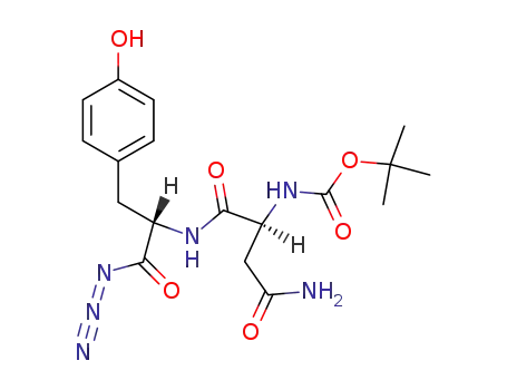 Molecular Structure of 110433-95-9 (Boc-Asn-Tyr-N<sub>3</sub>)