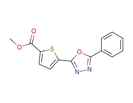 methyl 5-(5-phenyl-1,3,4-oxadiazol-2-yl)-2-thiophenecarboxylate
