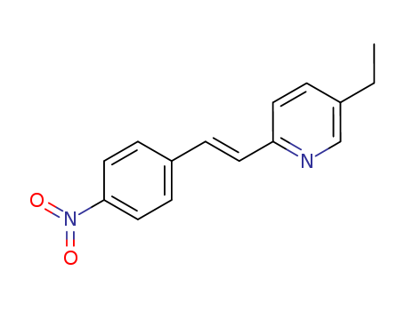 Pyridine,5-ethyl-2-[2-(4-nitrophenyl)ethenyl]-