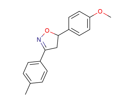 5-(4-Methoxyphenyl)-3-(4-methylphenyl)-4,5-dihydro-1,2-oxazole