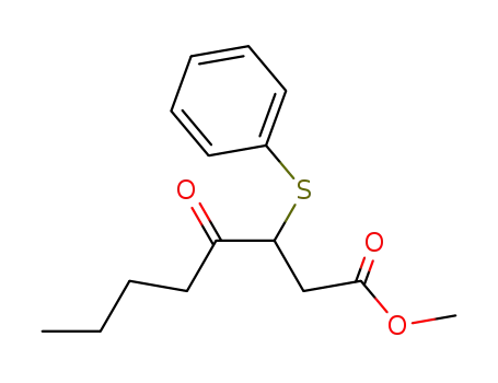 4-Oxo-3-phenylsulfanyl-octanoic acid methyl ester