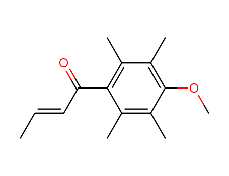 (E)-1-(4-Methoxy-2,3,5,6-tetramethyl-phenyl)-but-2-en-1-one