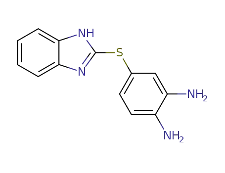 Molecular Structure of 89028-85-3 (1,2-Benzenediamine, 4-(1H-benzimidazol-2-ylthio)-)