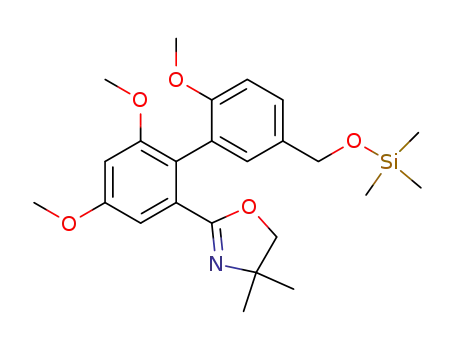 4,4-Dimethyl-2-(4,6,2'-trimethoxy-5'-trimethylsilanyloxymethyl-biphenyl-2-yl)-4,5-dihydro-oxazole