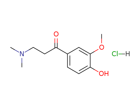 3-(dimethylamino)-1-(4-hydroxy-3-methoxyphenyl)propan-1-one
